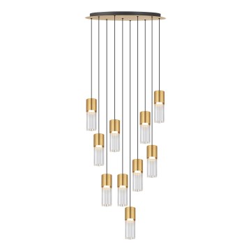 Zuma Line - LED karājamā lustra ar kabeli LED/50W/230V, zelta krāsā