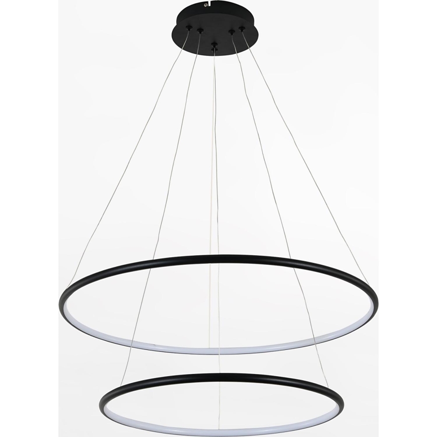 Zuma Line - LED Lustra ar auklu LED/40W/230V melna