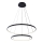 Zuma Line - LED Lustra ar auklu LED/50W/230V 3000/4000/6000K d. 60 cm melna