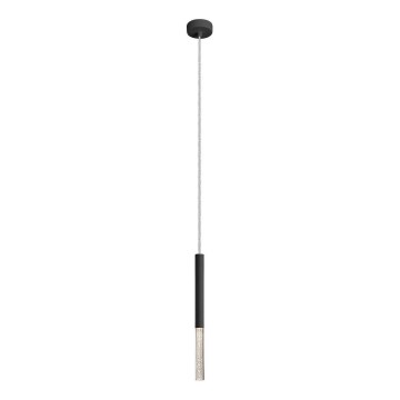 Zuma Line - LED Lustra ar auklu LED/5W/230V melna