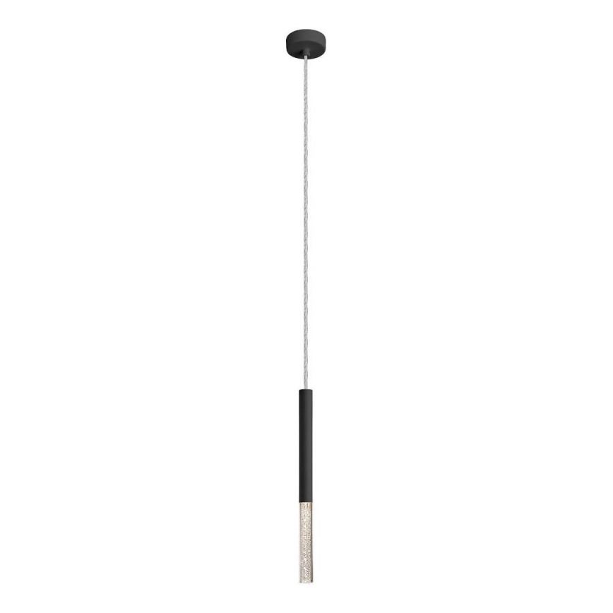 Zuma Line - LED Lustra ar auklu LED/5W/230V melna