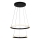 Zuma Line - LED Lustra ar auklu RIDE LED/22W/230V + LED/14W d. 41 cm melna