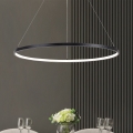 Zuma Line - LED piekaramā lampa uz troses LED/36W/230V 3000/4000/6000K Ø80 cm melna