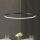 Zuma Line - LED piekaramā lampa uz troses LED/36W/230V 3000/4000/6000K Ø80 cm melna