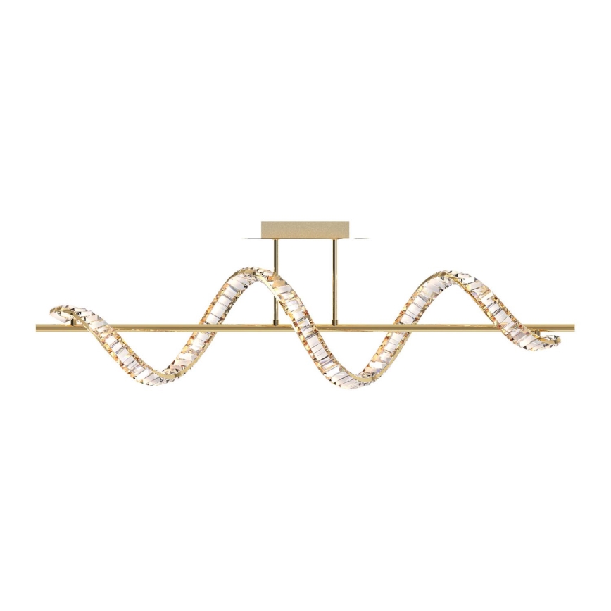 Zuma Line - LED regulējams kristāla lustra uz stieņa LED/24,5W/230V 2700-6000K + tālvadības pults