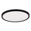 Zuma Line - LED RGBW Aptumšojama griestu lampa LED/32W/230V + LED/8W 3000-6000K melna + tālvadības pults