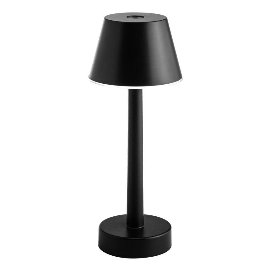 Zuma Line - LED RGBW Aptumšojama, lādējama galda lampa LED/0,7W/1300 mAh IP44 melna