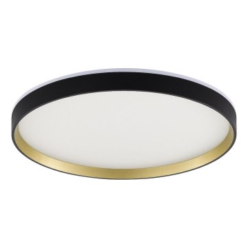 Zuma Line - LED RGBW Aptumšojama vannas istabas griestu lampa LED/32W/230V + LED/8W 3000-6000K IP44 melna/zelta + tālvadības pults