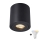 Zuma Line - LED RGBW ar regulējamu spilgtumu vannas istabas spota gaismeklis 1xGU10/4,8W/230V IP44 melns + tālvadības pults