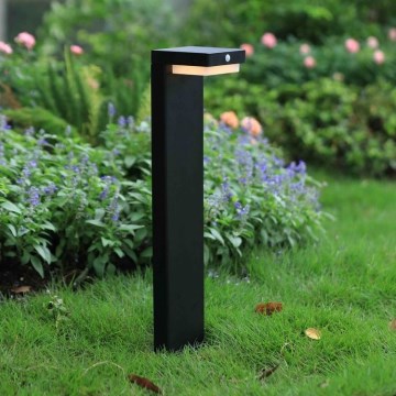 Zuma Line - LED Saules enerģijas lampa ar kustību un krēslas sensoru LED/4,5W/2000 mAh IP44 melna
