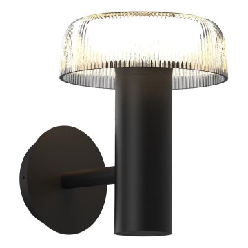 Zuma Line - LED saules enerģijas sienas lampa LED/2,5W/2000 mAh IP44 melna