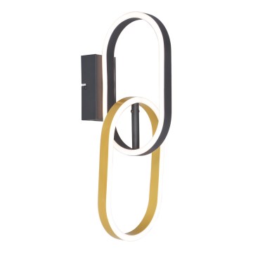 Zuma Line - LED sienas lampa 2xLED/12W/230V melna/zelta