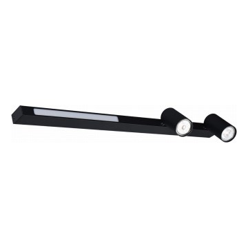 Zuma Line - LED Sienas starmetis 2xGU10/5W/230V + LED/8W melna