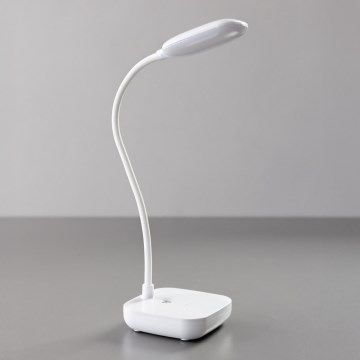 Zuma Line - LED Uzlādējama galda lampa LED/7W/1200 mAh 3000/4500/6000K balta