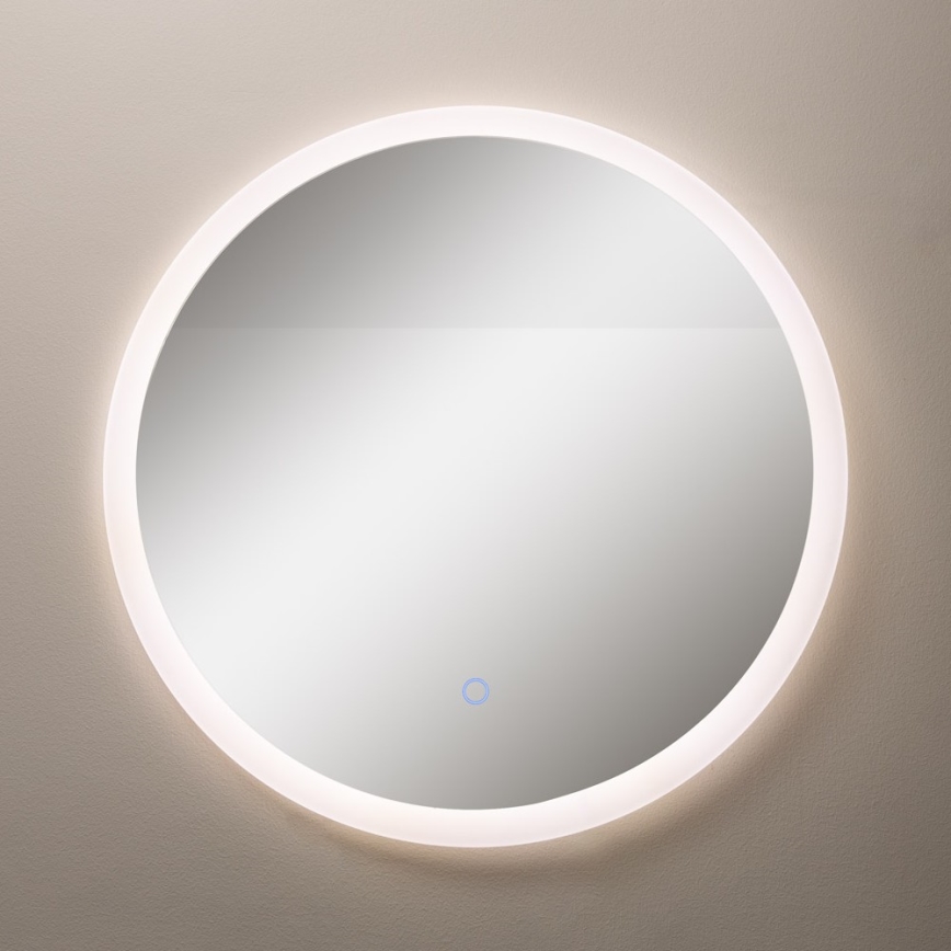 Zuma Line - LED Vannas istabas sienas spogulis ar fona apgaismojumu LED/24W/230V 3000/4000/6000K d. 60 cm IP44 balta