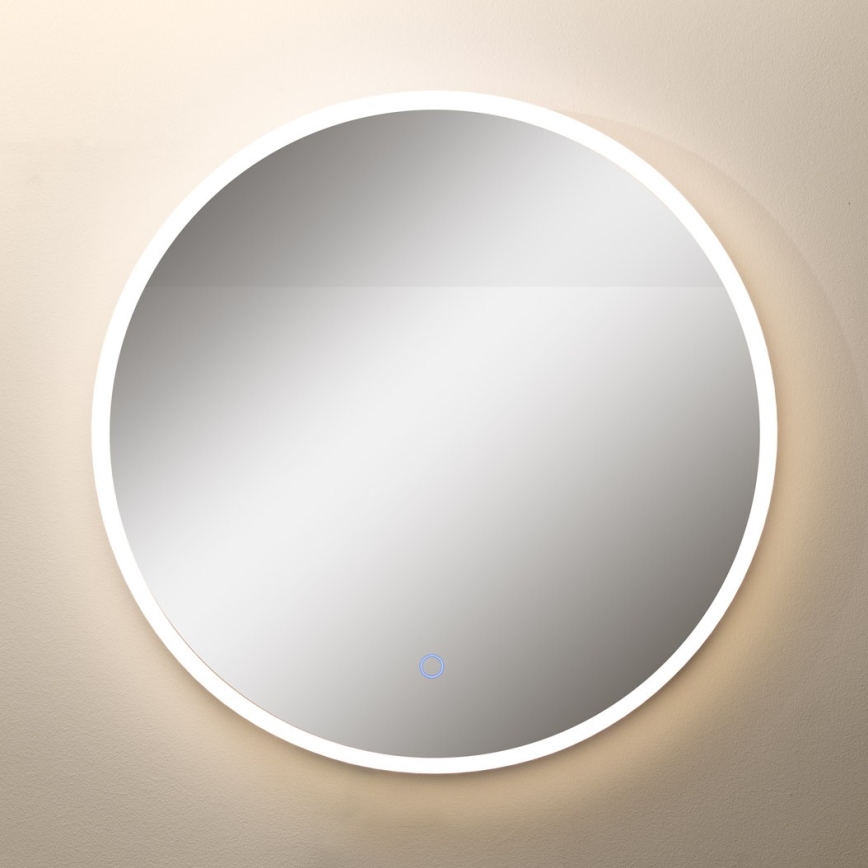 Zuma Line - LED Vannas istabas sienas spogulis ar fona apgaismojumu LED/24W/230V 3000/4000/6000K d. 60 cm IP44 balta/zelta
