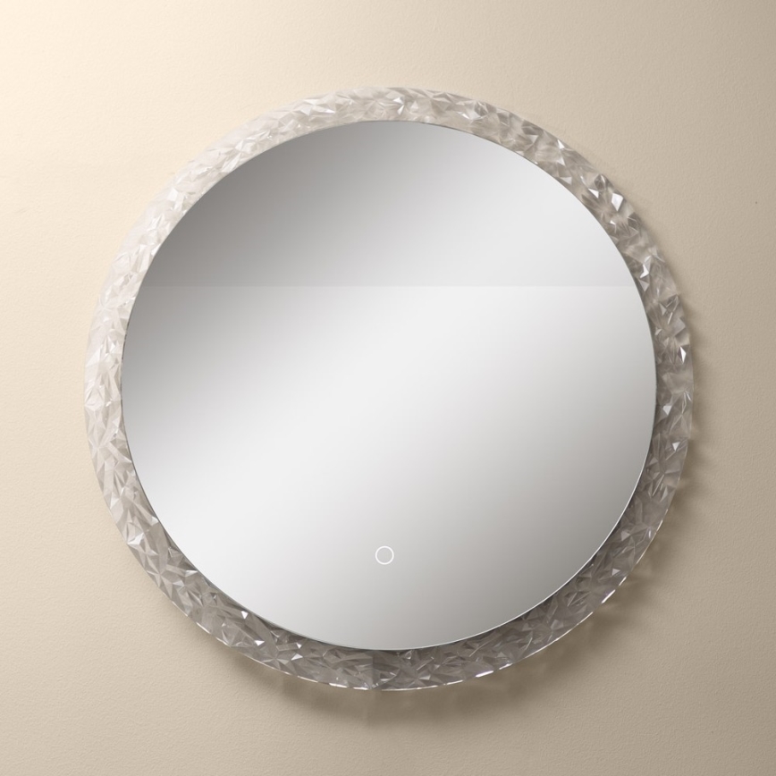Zuma Line - LED Vannas istabas sienas spogulis ar fona apgaismojumu LED/24W/230V 3000/4000/6000K d. 60 cm IP44 spīdīgi hromēts