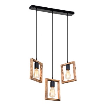 Zuma Line - Lustra ar auklu 3xE27/20W/230V priede/melna
