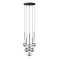 Zuma Line - Lustra ar auklu 7xG9/4W/230V melna