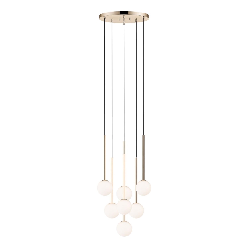 Zuma Line - Lustra ar auklu 7xG9/4W/230V zelta