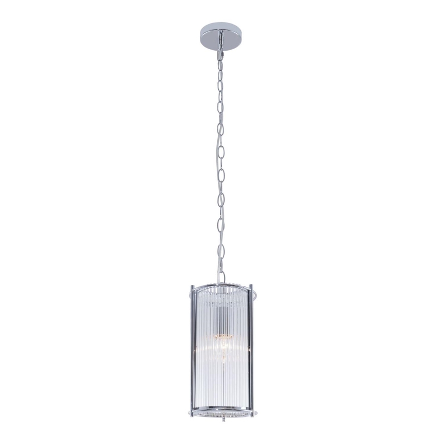 Zuma Line - Lustra ar ķēdi 1xE27/40W/230V spīdīgi hromēts