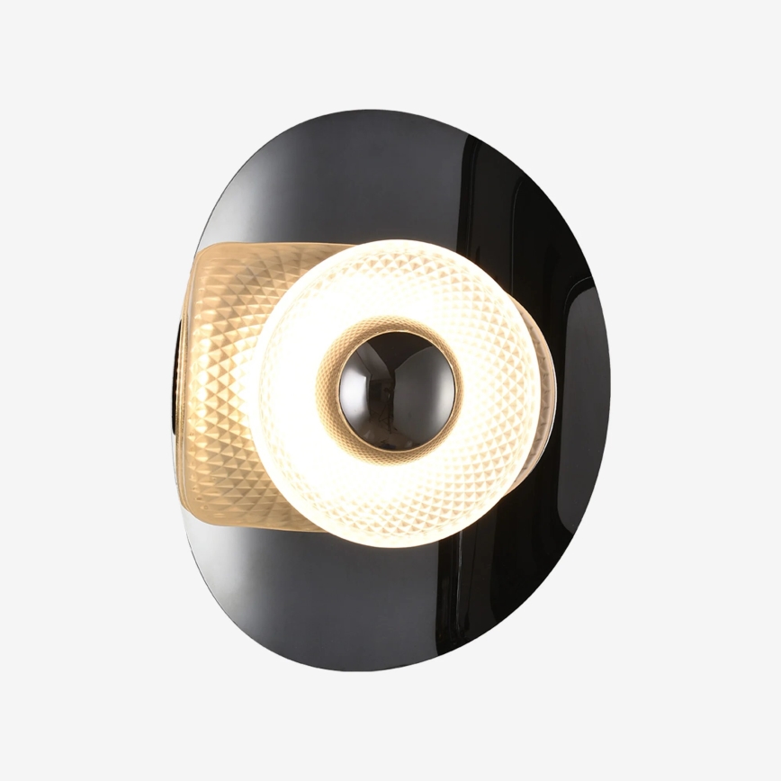 Zuma Line - LED sienas gaismeklis LED/8W/230V melns/dūmots