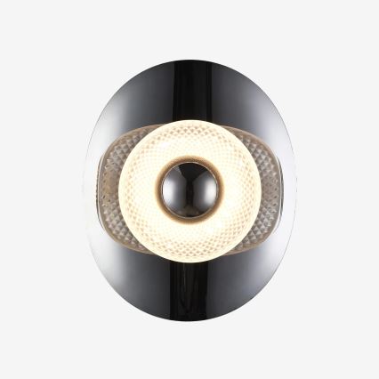 Zuma Line - LED sienas gaismeklis LED/8W/230V melns/dūmots