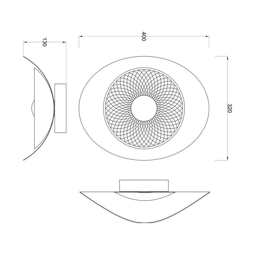 Zuma Line - LED sienas gaismeklis LED/8W/230V melns/dūmots