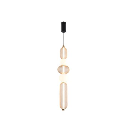 Zuma Line - LED dimējama pakaramā lustra uz troses LED/27W/230V 3000-5700K zelta + ar tālvadības pulti
