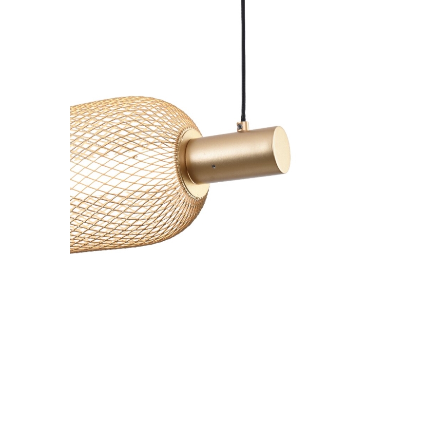 Zuma Line - LED Aptumšojama lustra uz troses LED/27W/230V 3000-5700K zeltaina + ar tālvadības pulti
