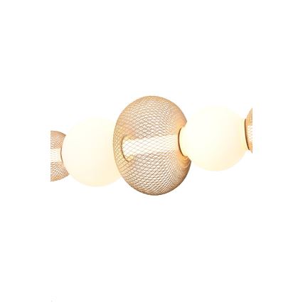 Zuma Line - LED Aptumšojama lustra uz troses LED/27W/230V 3000-5700K zeltaina + ar tālvadības pulti
