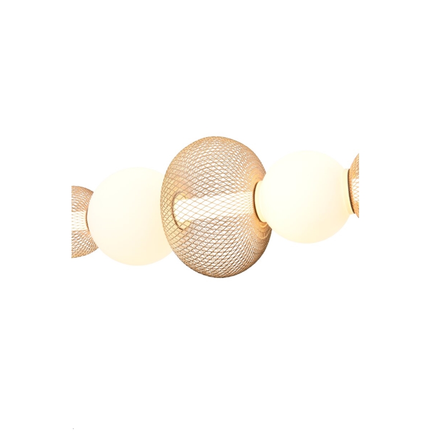 Zuma Line - LED Aptumšojama lustra uz troses LED/27W/230V 3000-5700K zeltaina + ar tālvadības pulti