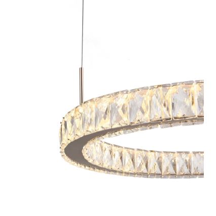 Zuma Line - LED lustra uz troses LED/36W/230V rožu zelts