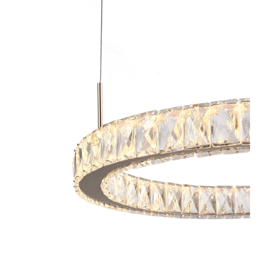 Zuma Line - LED lustra uz troses LED/36W/230V rožu zelts