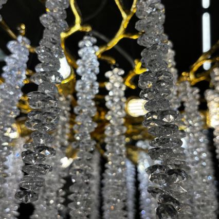 Zuma Line - Lustra ar auklu 8xG9/3,5W/230V zelta