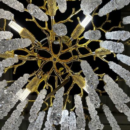 Zuma Line - Lustra ar auklu 8xG9/3,5W/230V zelta