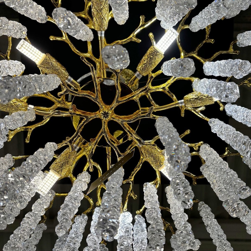 Zuma Line - Lustra ar auklu 8xG9/3,5W/230V zelta