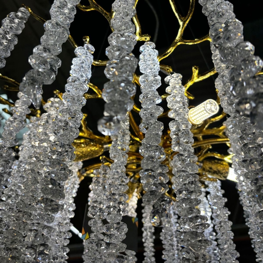 Zuma Line - Lustra ar auklu 8xG9/3,5W/230V zelta