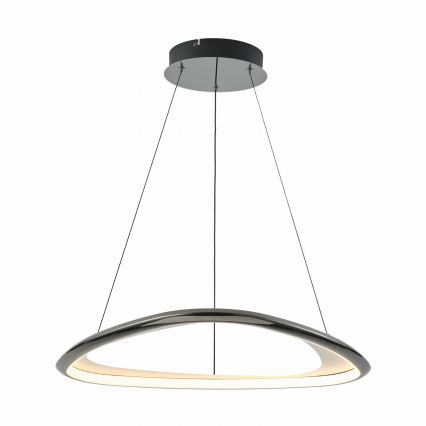 Zuma Line - LED Aptumšojama lustra ar auklu LED/34W/230V 3000K melna spīdīgi hromēts