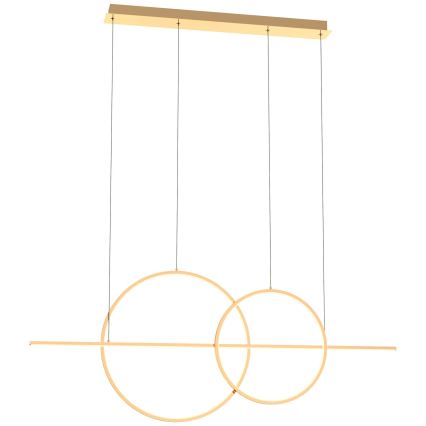 Zuma Line - LED Aptumšojama lustra ar auklu LED/34W/230V zelta