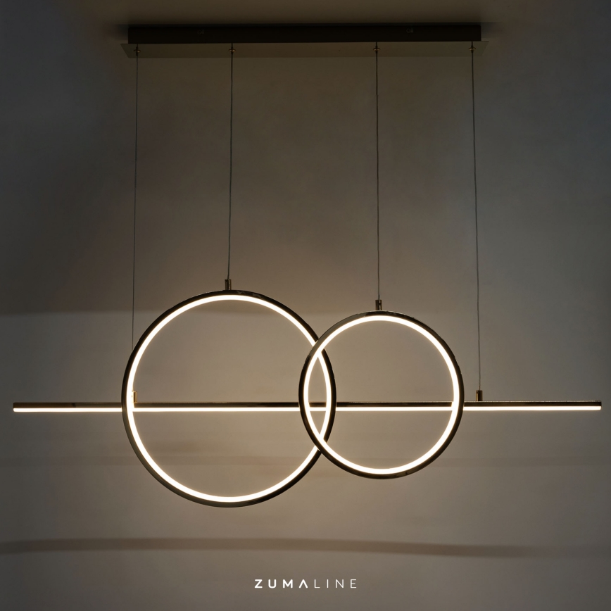 Zuma Line - LED Aptumšojama lustra ar auklu LED/34W/230V zelta