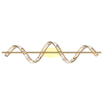Zuma Line - LED regulējams kristāla lustra uz stieņa LED/24,5W/230V 2700-6000K + tālvadības pults