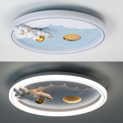 Zuma Line - LED Aptumšojama bērnu griestu lampa LED/42W/230V 3000/5700K astronauts