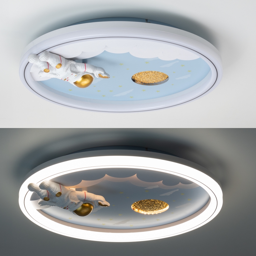 Zuma Line - LED Aptumšojama bērnu griestu lampa LED/42W/230V 3000/5700K astronauts