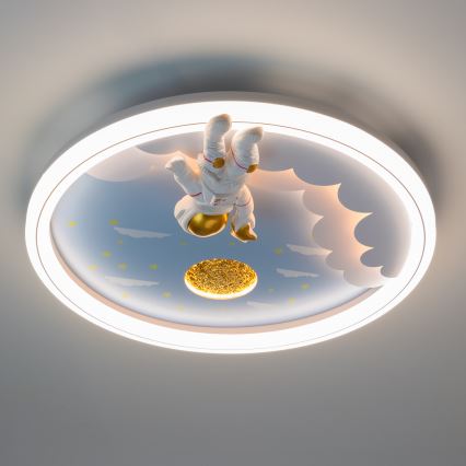 Zuma Line - LED Aptumšojama bērnu griestu lampa LED/42W/230V 3000/5700K astronauts