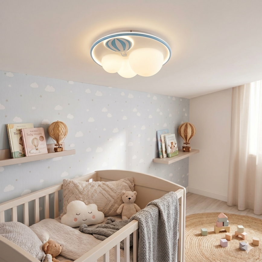 Zuma Line - LED Aptumšojama bērnu griestu lampa LED/42W/230V 3000/5700K zila