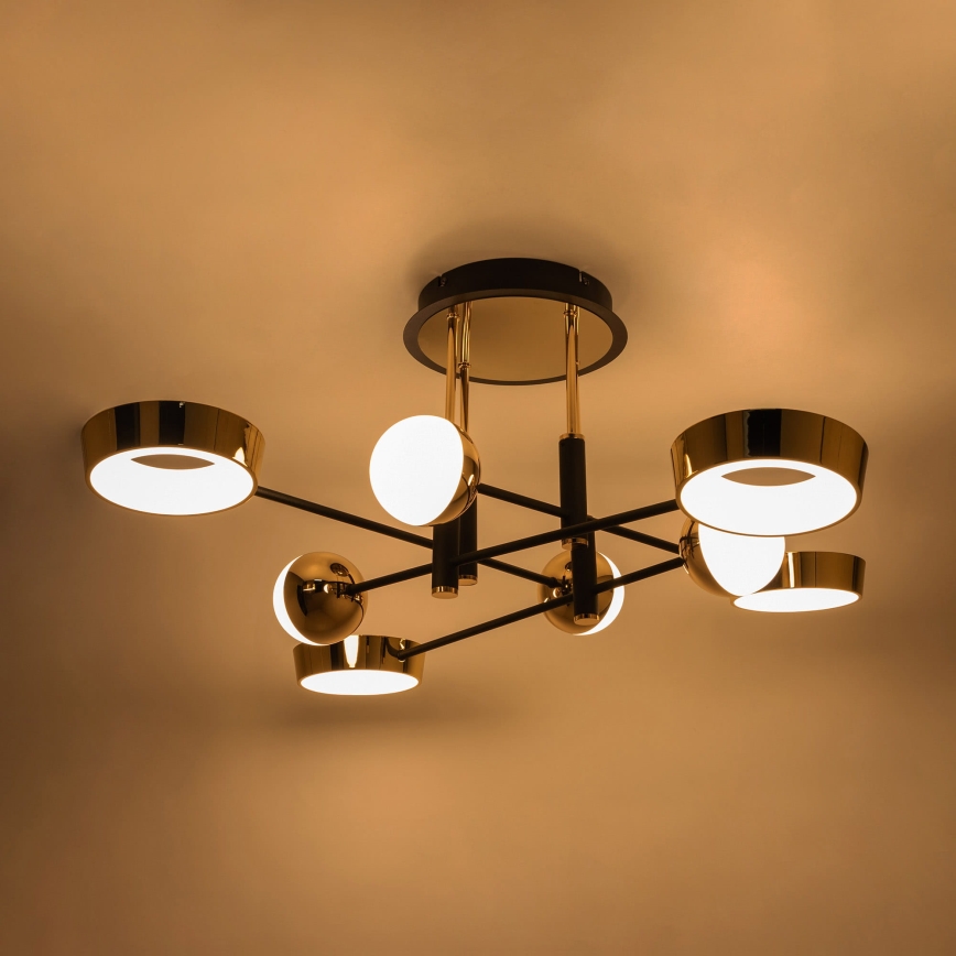 Zuma Line - LED dimmējamā virsmas griestu lampa LED/60W/230V zelta/melna