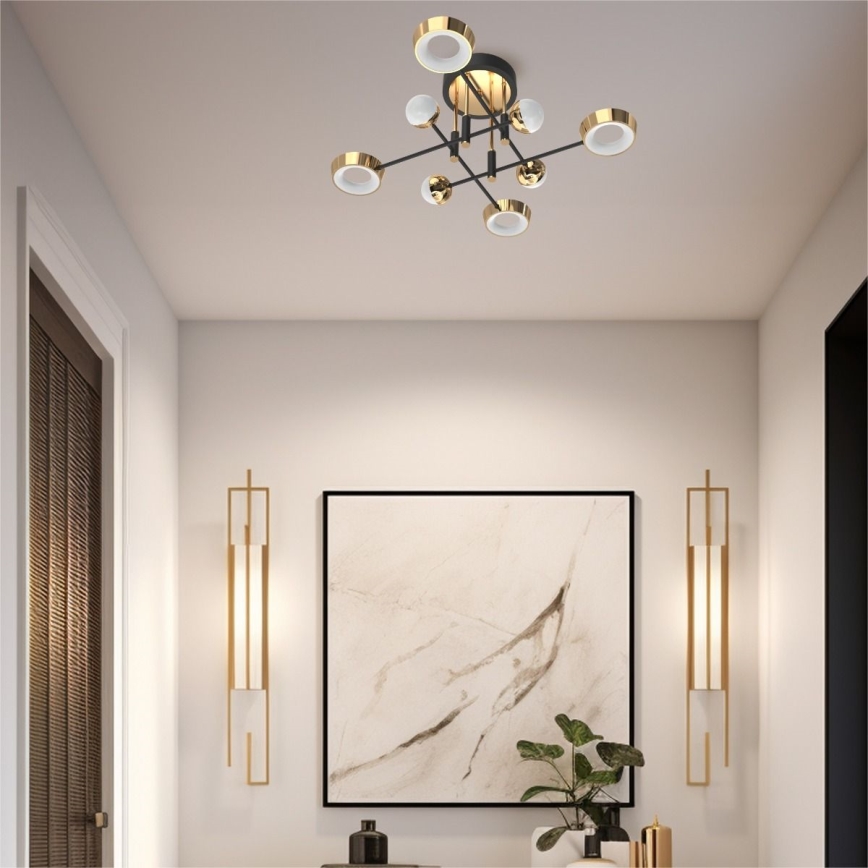 Zuma Line - LED dimmējamā virsmas griestu lampa LED/60W/230V zelta/melna