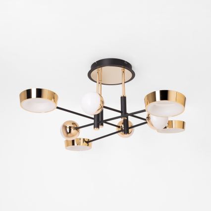Zuma Line - LED dimmējamā virsmas griestu lampa LED/60W/230V zelta/melna