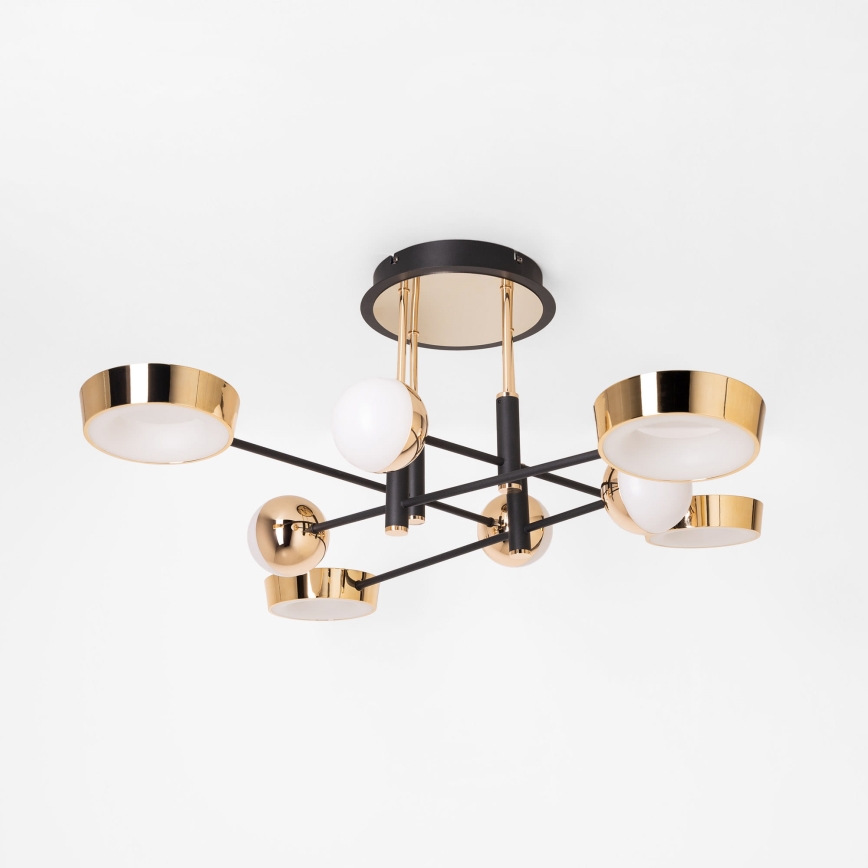 Zuma Line - LED dimmējamā virsmas griestu lampa LED/60W/230V zelta/melna